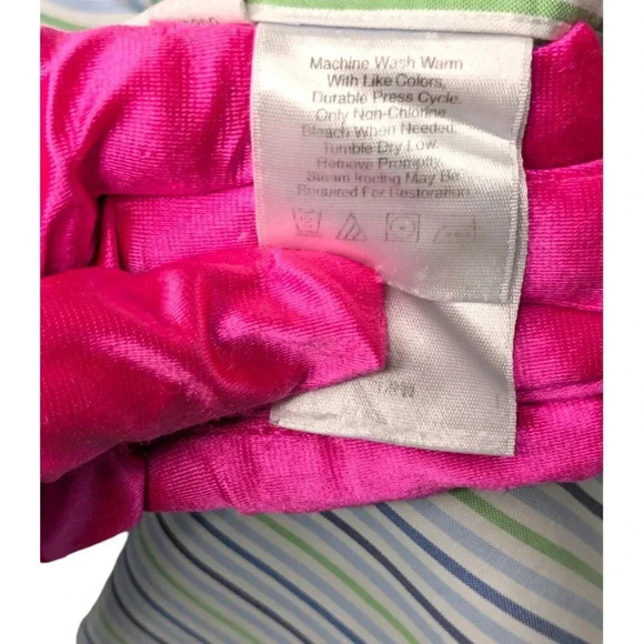 Eddie Bauer Men's Wrinkle Resistant Striped Button Down Dress Shirt Size LT - Picture 12 of 16